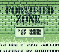 une photo d'Ã©cran de Fortified Zone sur Nintendo Game Boy